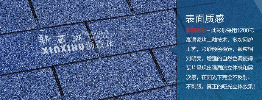 標準單層寶石藍瀝青瓦細節(jié)02