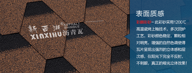 馬賽克枯樹棕瀝青瓦細節02